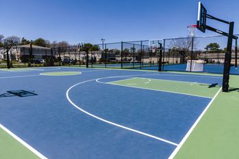 basketball nets at Heatherwood House at Ronkonkoma, Lake Ronkonkoma, NY